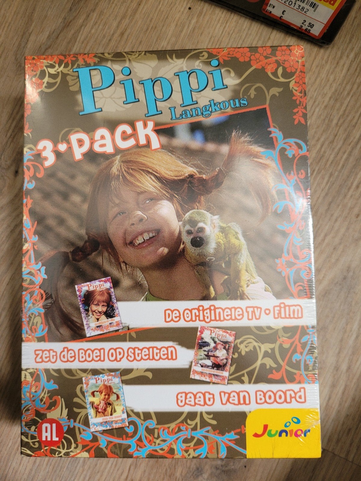 Pippi Langkous 3-pack DVD - De originele TV-film, Alle leeftijden, Ophalen of Verzenden, Familie, Nieuw in verpakking