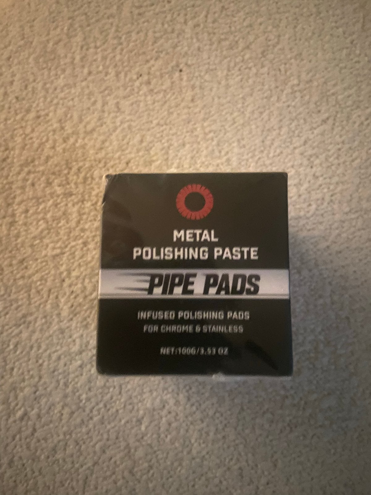 2 stuks Metaal Polijstpasta & Pads voor Chroom & RVS, Ophalen