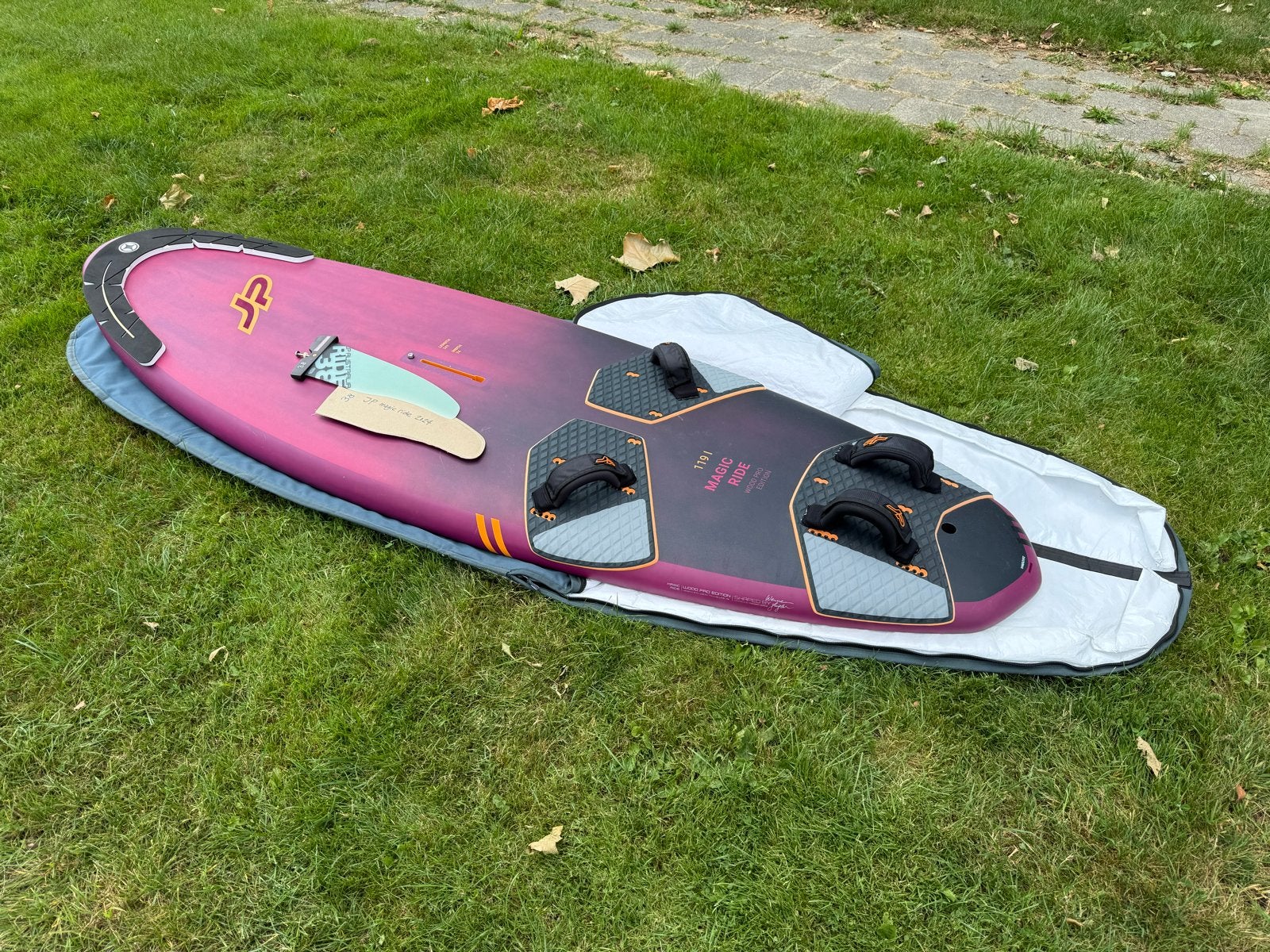 JP Magic Ride 119L Wood Pro Editie ZGAN met  Bag, Minder dan 250 cm, Ophalen of Verzenden, Zo goed als nieuw, Met vin(nen)
