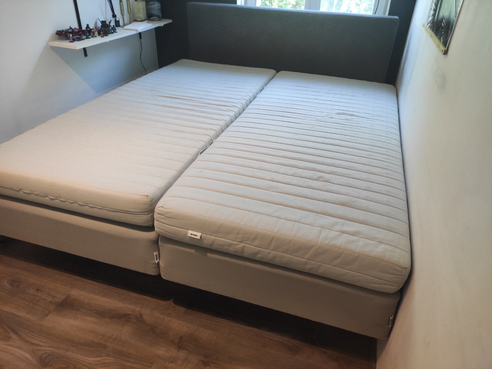 Boxspring Ikea Sultan 200 x 180, Ophalen, Gebruikt, Tweepersoons, 180 cm