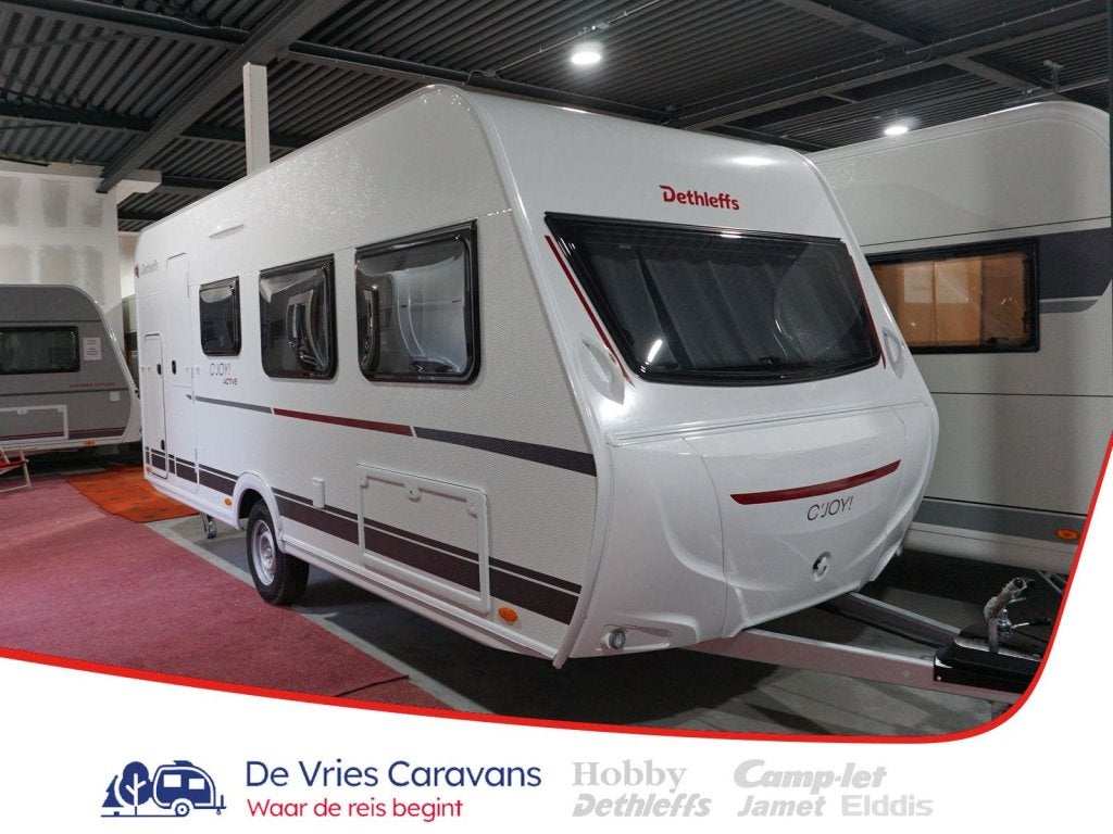 Dethleffs C'Joy Active 480 QLK, Caravans en Kamperen, Standaardzit, Bedrijf, Dwarsbed, Dethleffs