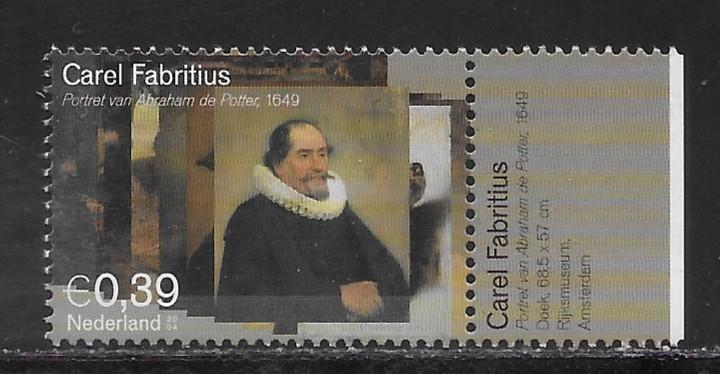 2004, Carel Fabritius, Abraham de Potter [2288] (K1709), Postzegels en Munten, Postzegels | Nederland, Ophalen of Verzenden