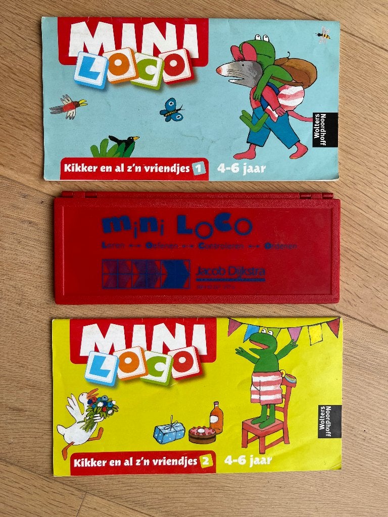 Mini Loco met twee boekjes, Ophalen, Gebruikt, Taal en Lezen