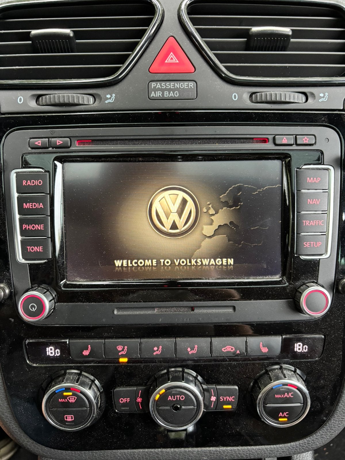 Origineel Volkswagen RNS 510 Navigatiesysteem, Auto diversen, Autoradio's, Ophalen of Verzenden, Gebruikt