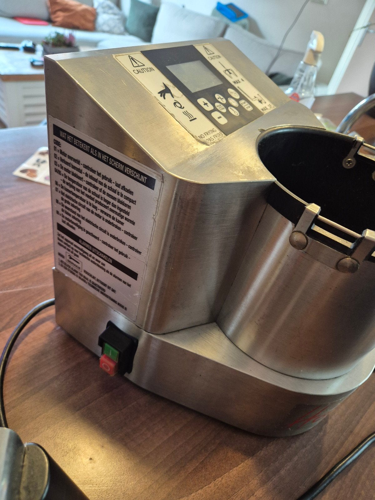 Hotmix Pro Gastro Professionele Keukenmachine, 2 tot 3 liter, Ophalen of Verzenden, Gebruikt, 3 snelheden of meer