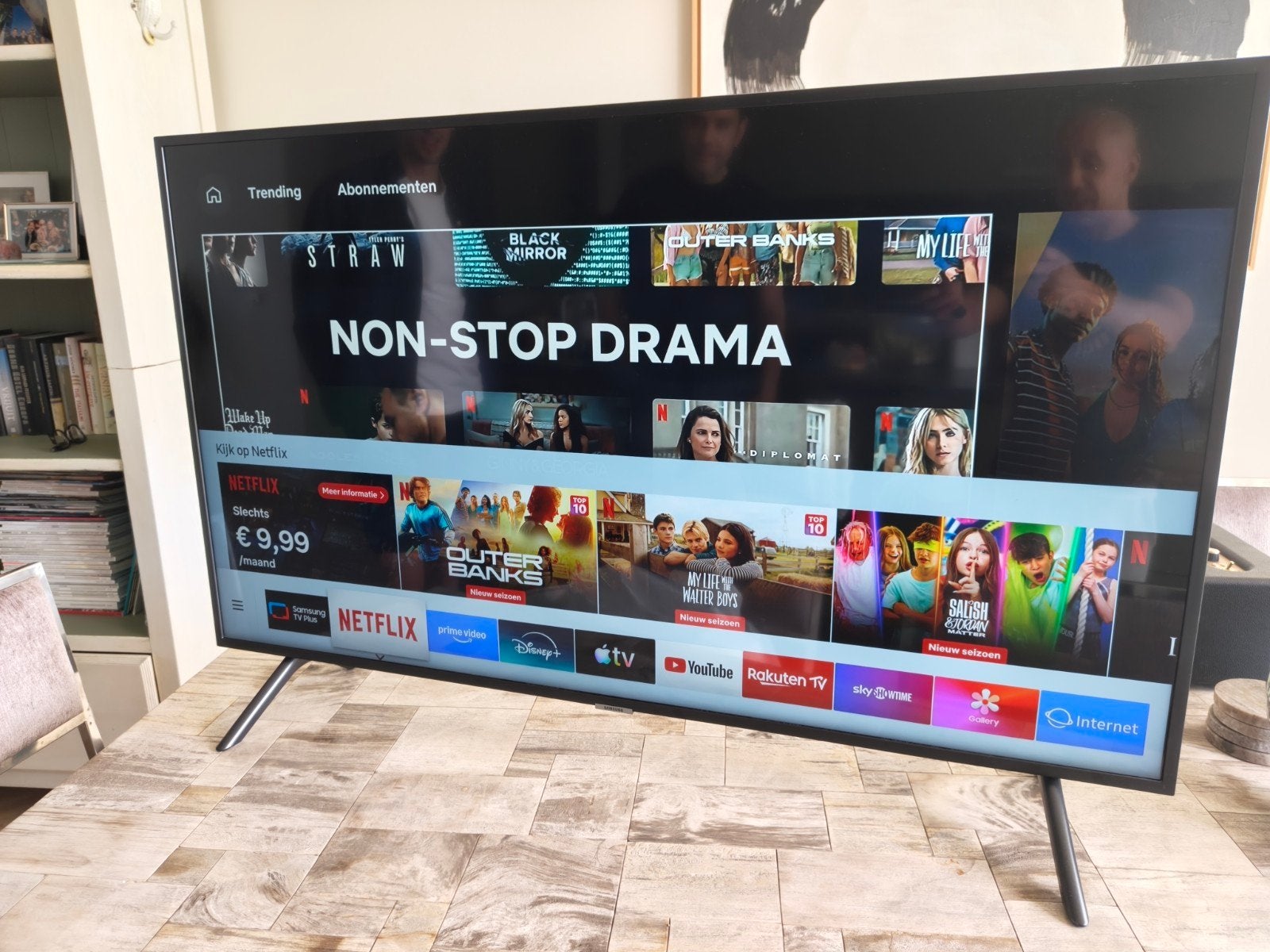 49 inch Samsung smart tv 4k model, Ophalen, LED, 50 Hz, Zo goed als nieuw