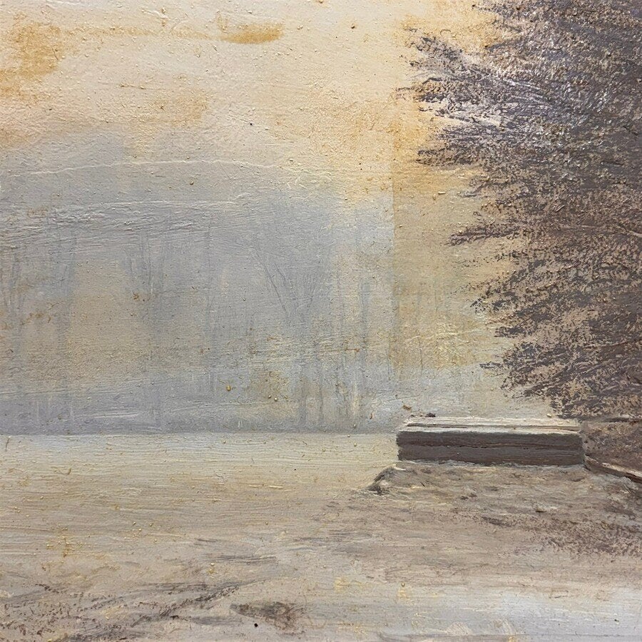 Bonne Dijkstra (1911-1994) Sneeuwlandschap, Ophalen of Verzenden