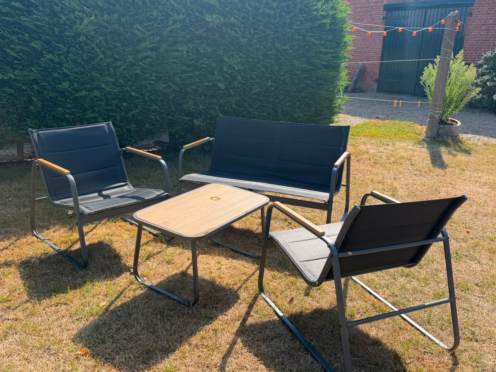 CHILL OUT TUIN, Ophalen, Zo goed als nieuw, Rechthoekig, Plastic