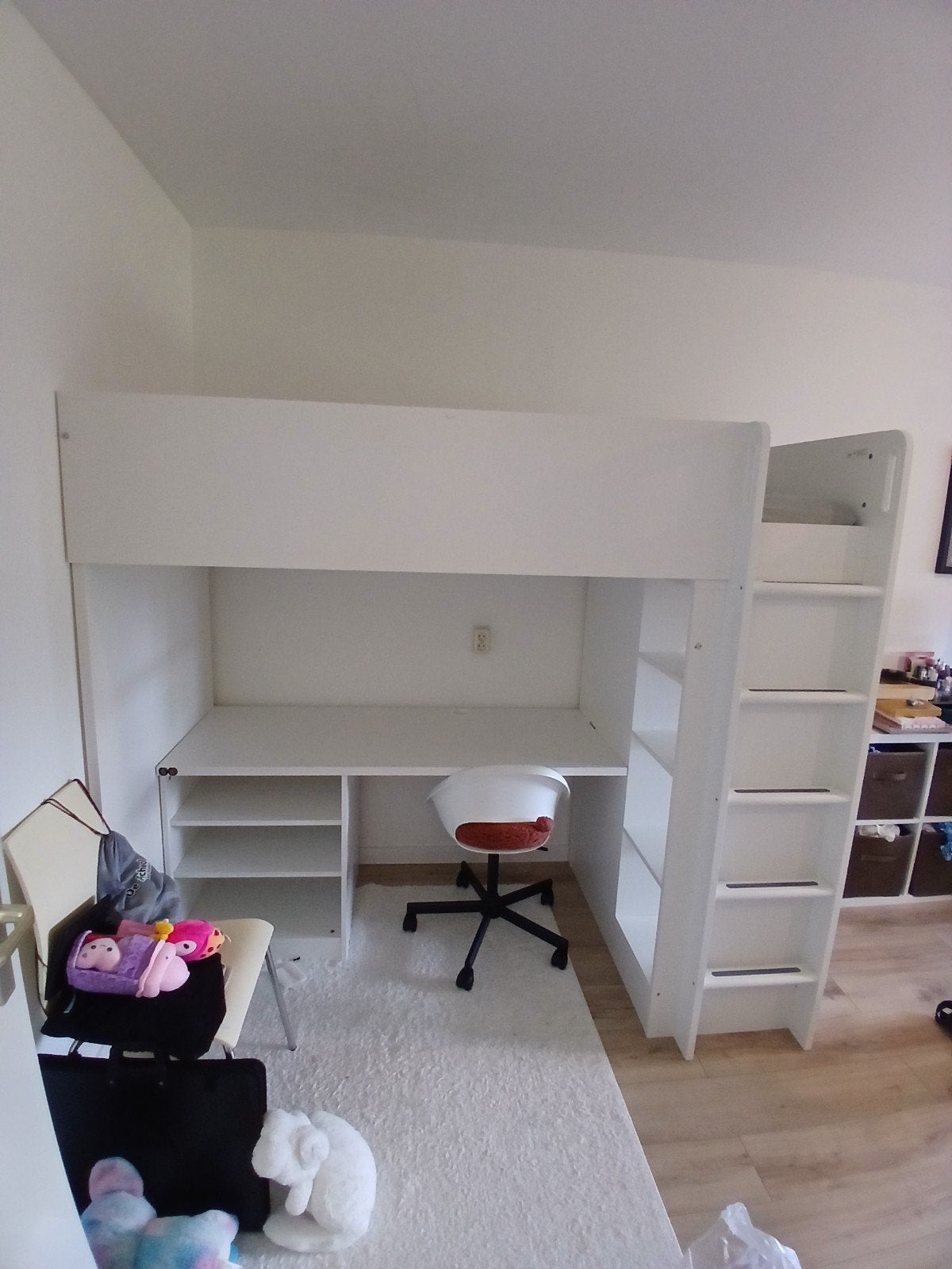 Mooie, stevige en praktische stapelbed, Ophalen, Gebruikt, Eenpersoons, 90 cm