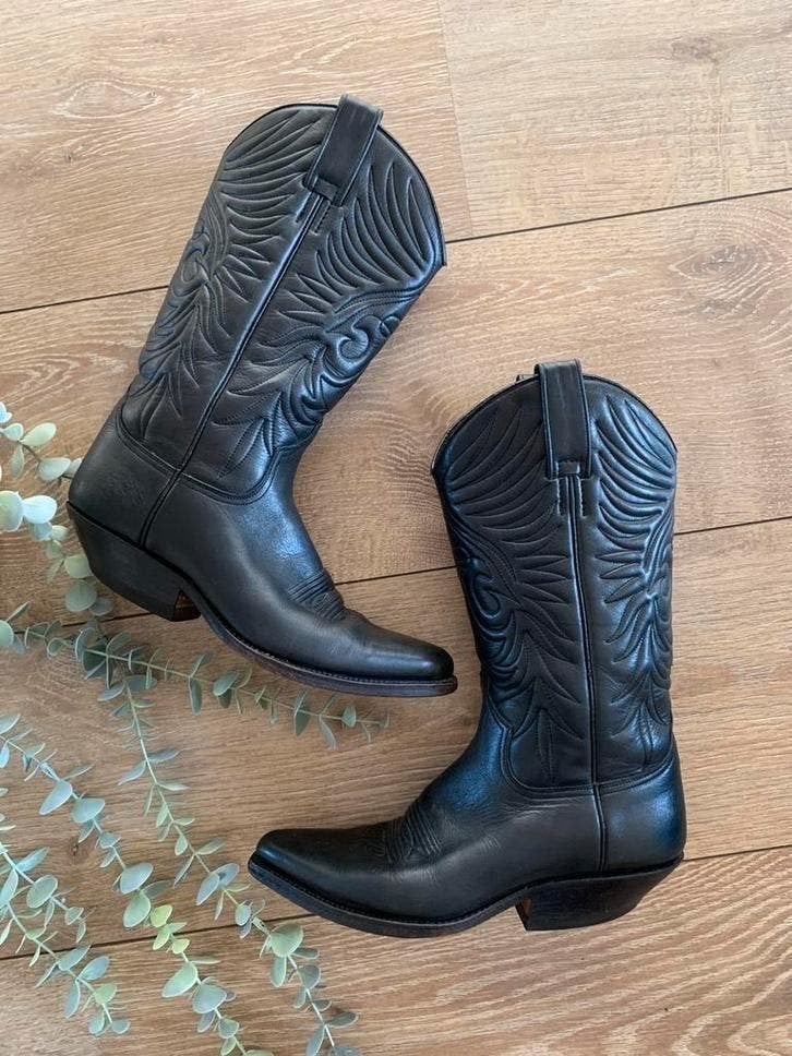 Vidal cowboylaarzen 37 western boots bohemian laarzen, Hoge laarzen, -, Zwart, -