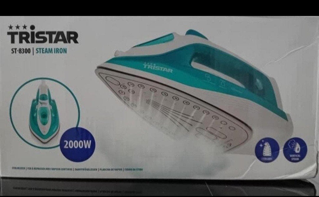 Tristar ST-8300 Stoomstrijkijzer 2000W. Nieuw!, Ophalen, Nieuw, Strijkijzer met snoer