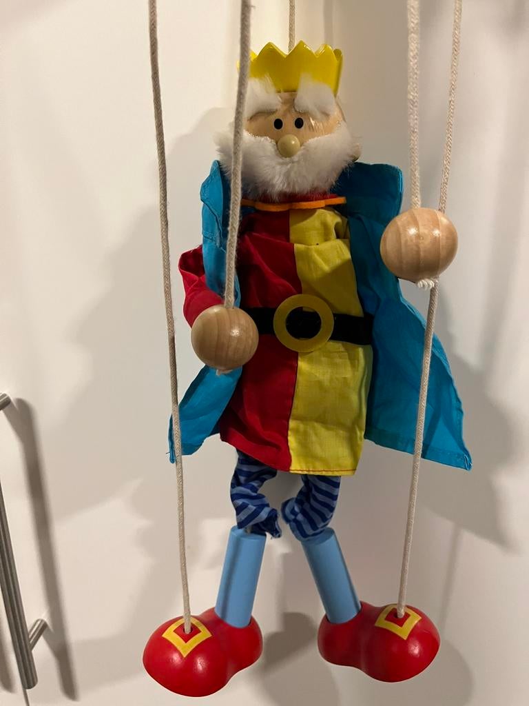 Imaginarium marionet Koning Rey, Ophalen of Verzenden, Zo goed als nieuw