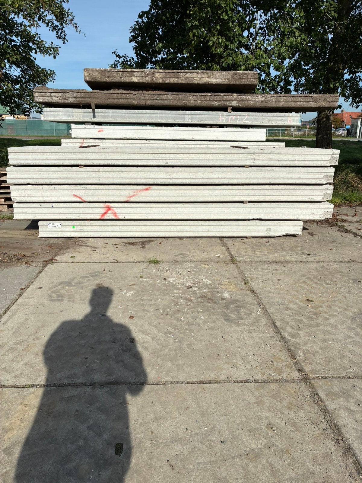 Beton kanaalplaten, Ophalen of Verzenden, Zo goed als nieuw
