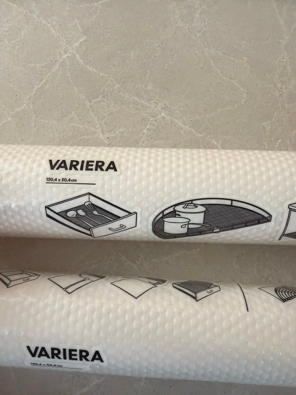 2x Nieuwe IKEA Variera lade mat wit, Ophalen, Overige typen, IKEA, Kunststof