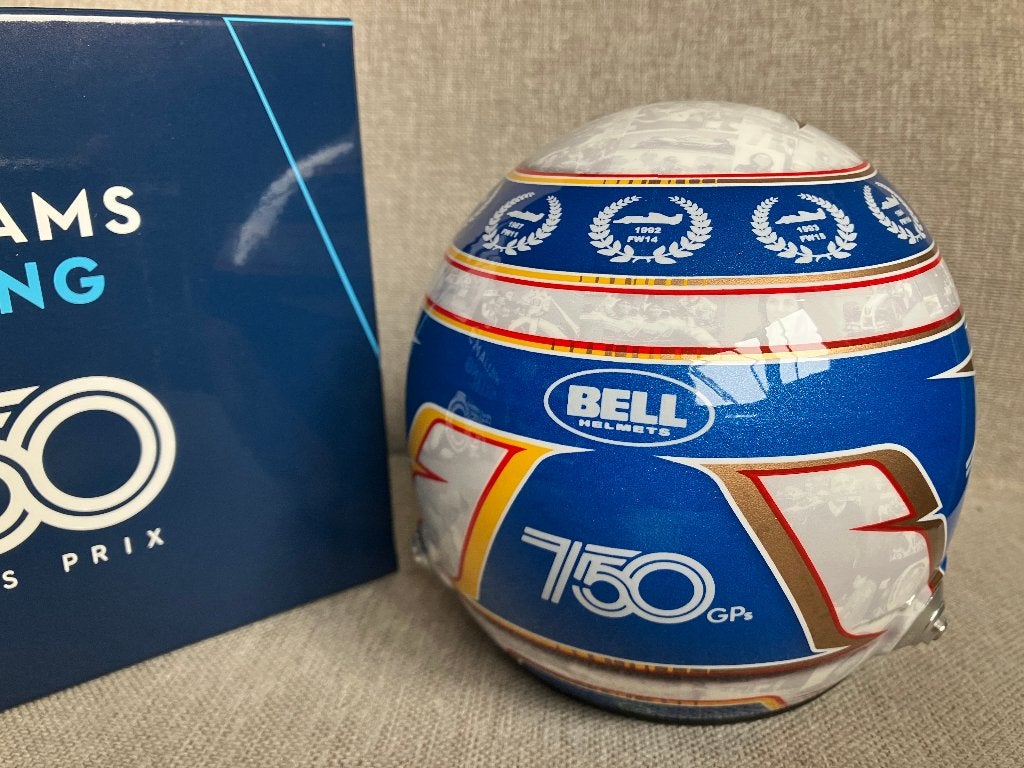 ✅ Nicholas Latifi 1:2 helm Monaco 2021 Williams Racing F1, Verzamelen, Ophalen of Verzenden, Nieuw, Formule 1