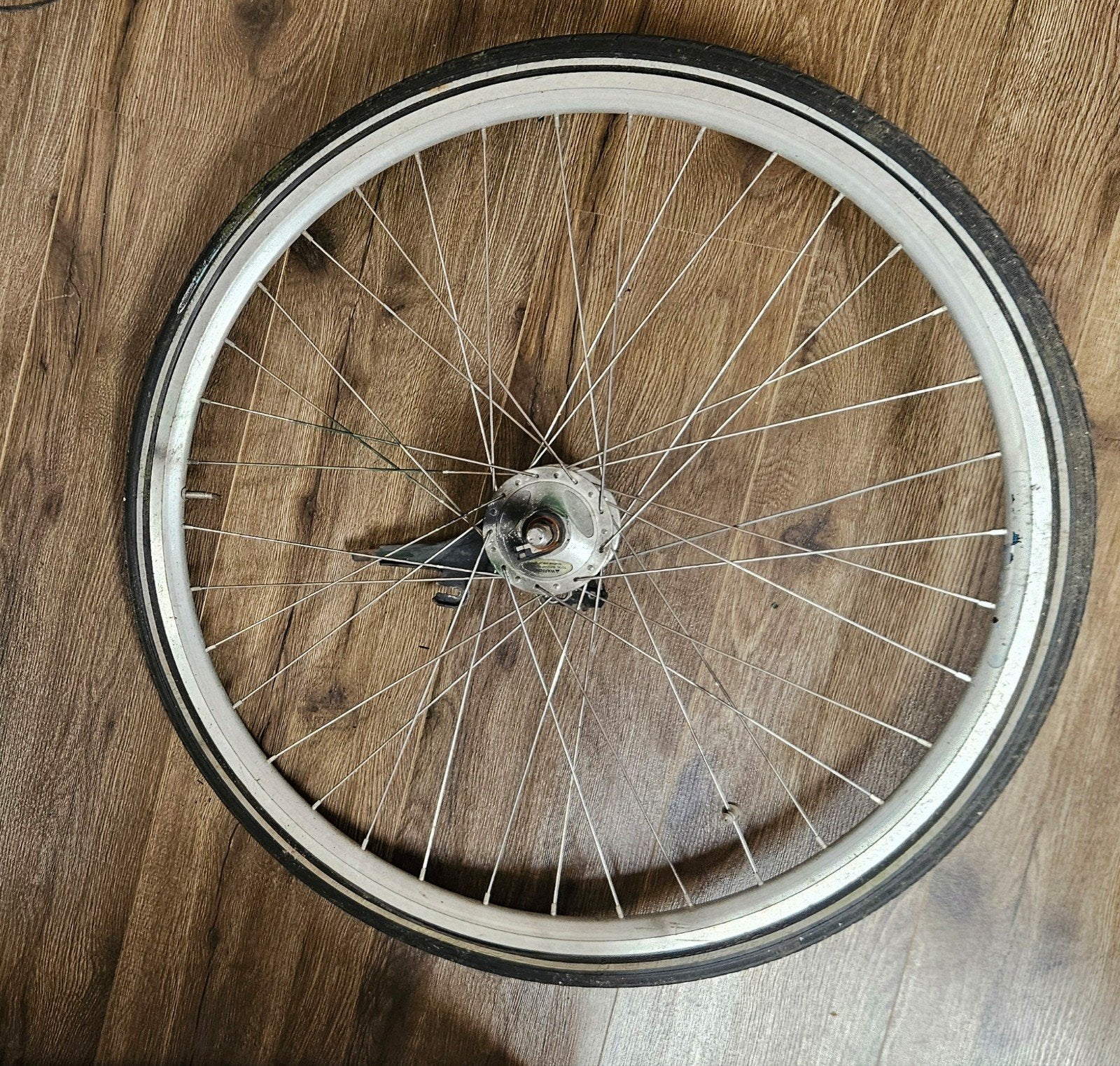 Recht fietswiel voorwiel Shimano Nexus HB-NX60 naafdynamo, Ophalen of Verzenden, Wiel