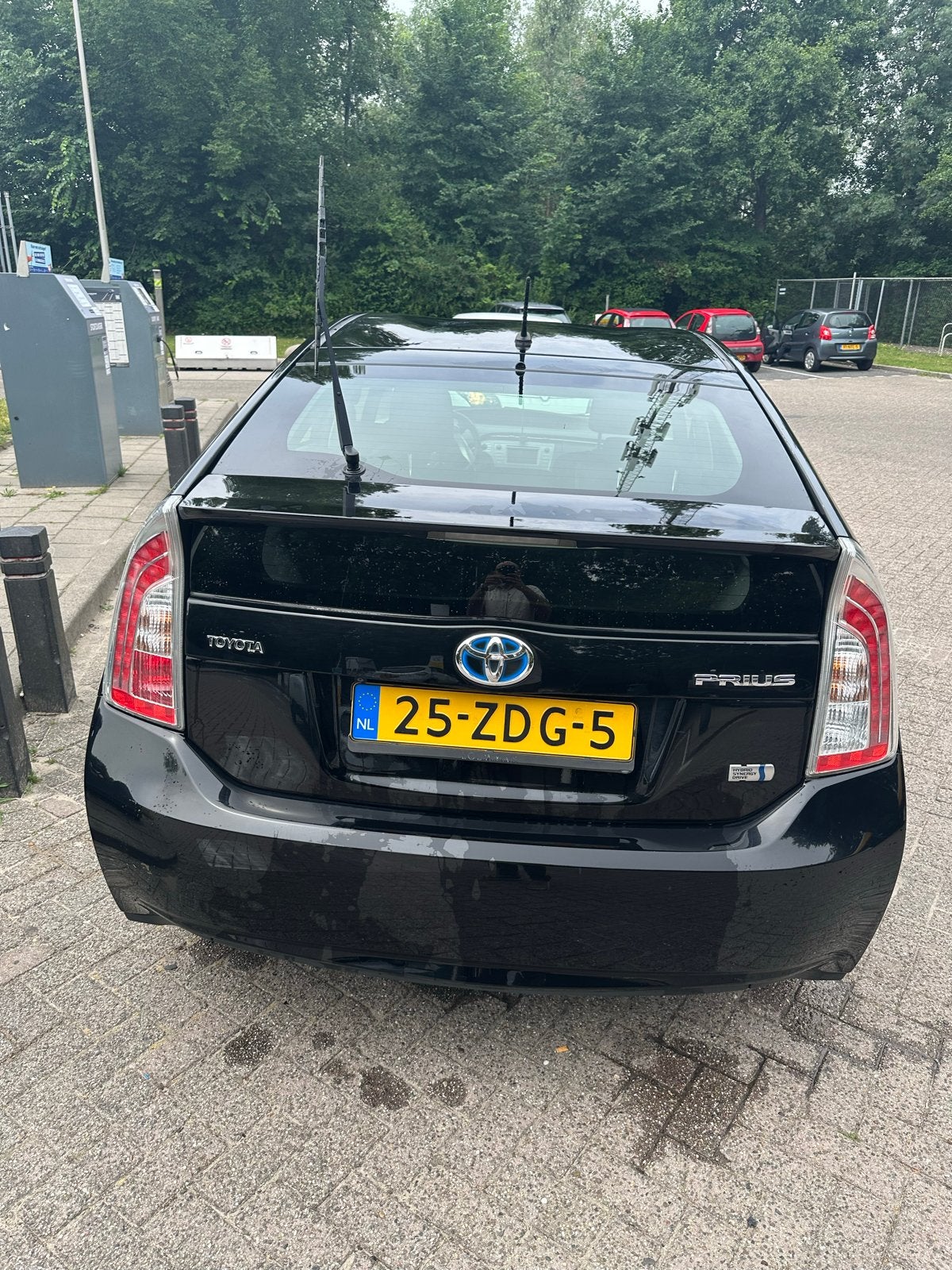 Toyota Prius 1.8 Full Hybrid 136PK Aut 2012 Zwart, Auto's, Toyota, 1340 kg, 4 cilinders, Zwart, Origineel Nederlands