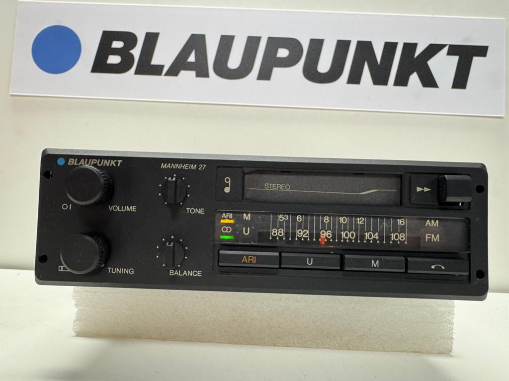 Blaupunkt Mannheim 27 – Vintage Stereo Radio Cassette, Ophalen of Verzenden