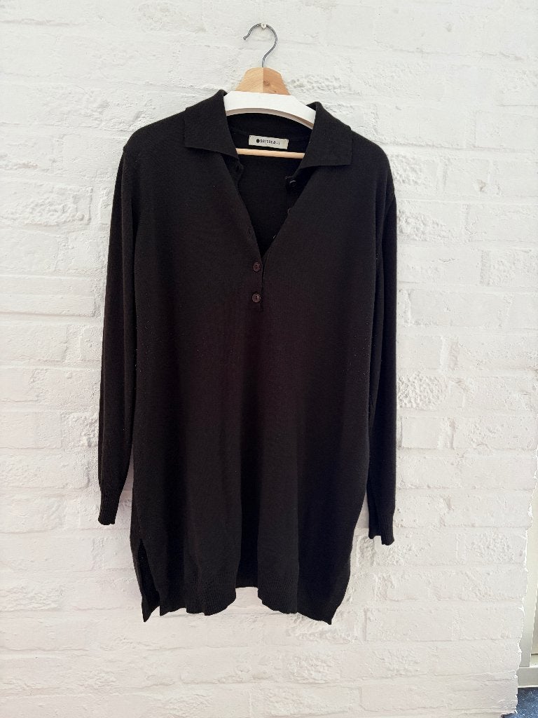 Polo trui van Persona bij Marina Rinaldi maat 26, Kleding | Dames, Persona, Bruin, Maat 46/48 (XL) of groter, Ophalen of Verzenden