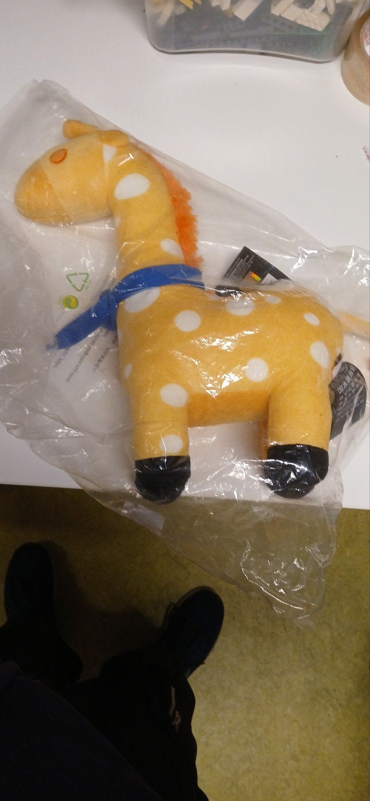 Mercedes giraffe knuffel, Ophalen of Verzenden