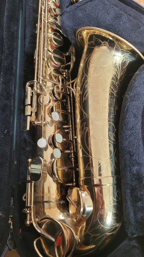 Vintage The Martin Alto Saxophone, Gebruikt, Ophalen of Verzenden, Jazz, Saxofoon