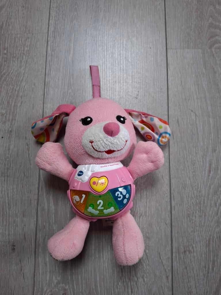 Vtech knuffel en speel puppy, Ophalen of Verzenden, Zo goed als nieuw, 6 maanden tot 2 jaar
