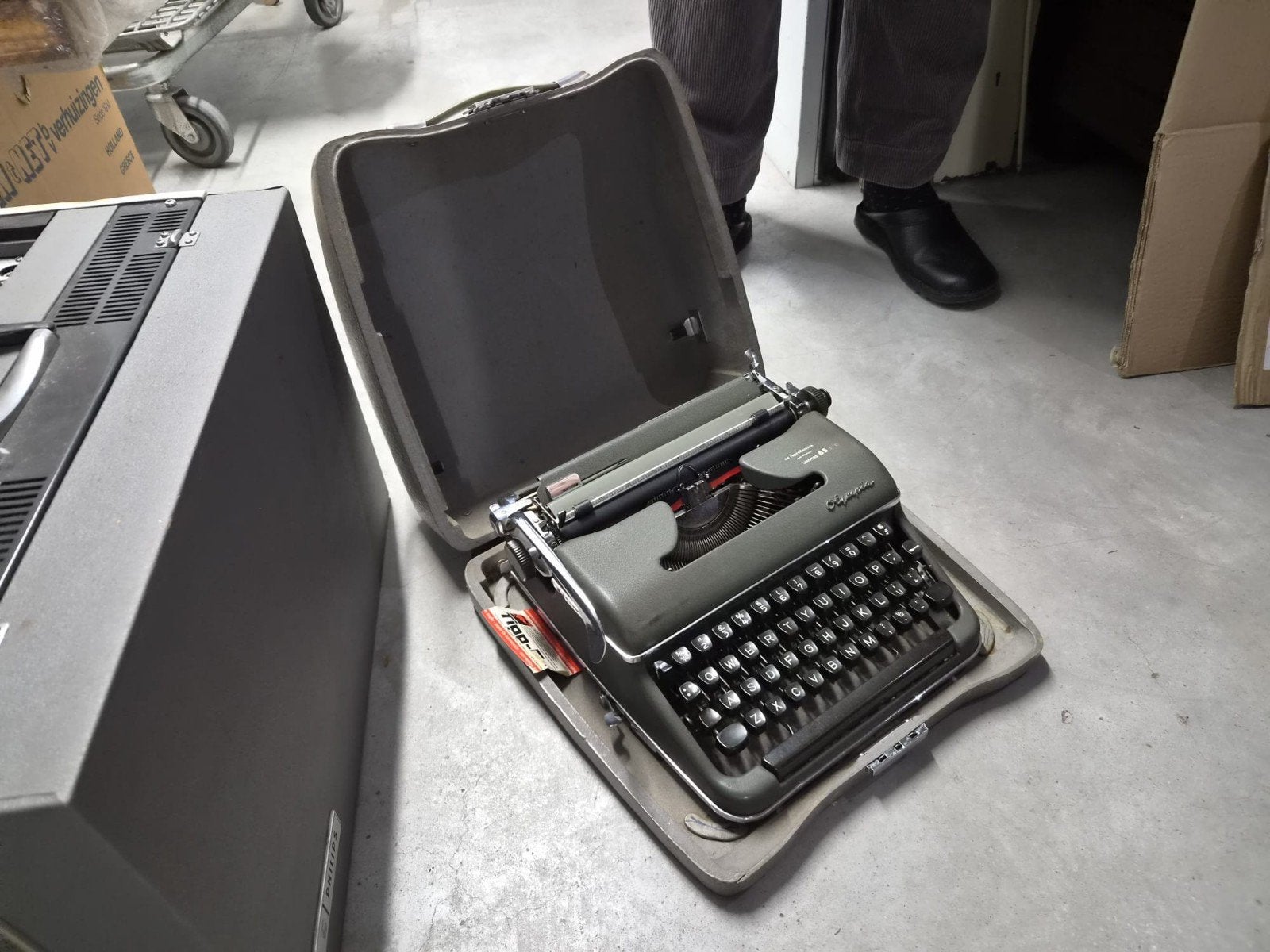 olympia type machine, Diversen, Ophalen of Verzenden, Gebruikt