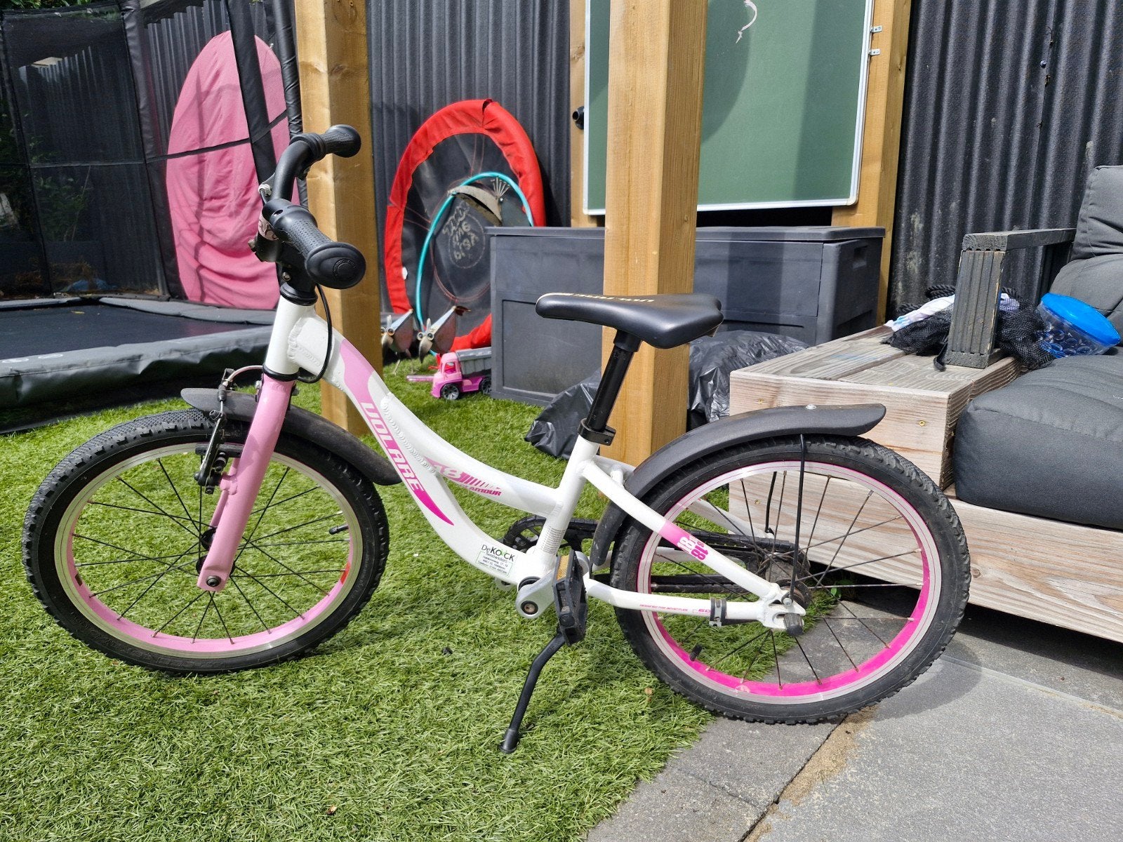 Super nette meisjes fiets 18 inch Volare, Ophalen, Gebruikt, 18 inch, Handrem