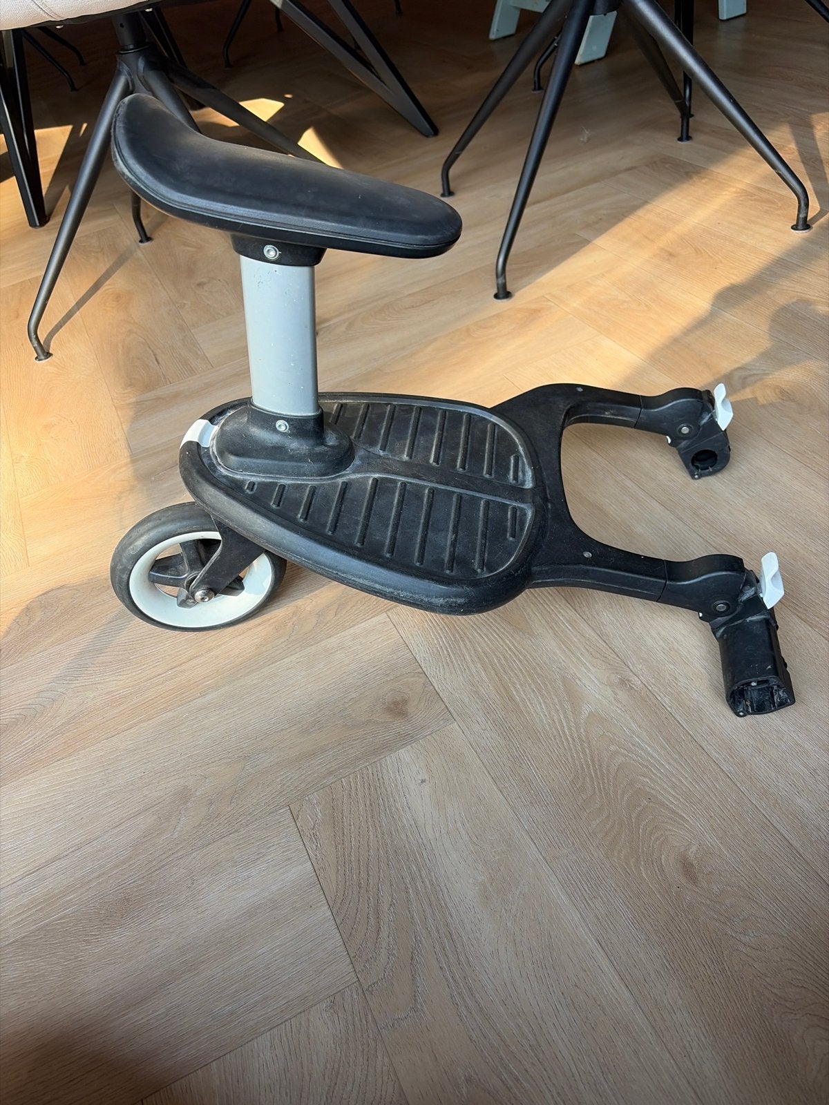 Meerijdplankje met zitje voor kinderwagen, Ophalen of Verzenden, Gebruikt, Kinderwagen, Overige merken