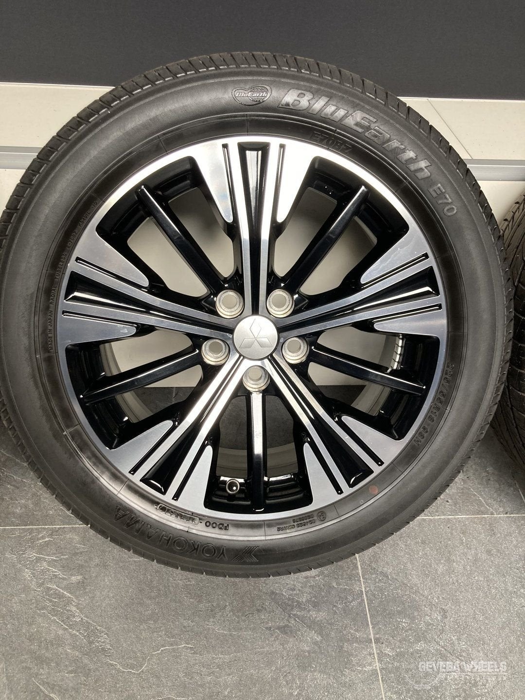 18” orig Mitsubishi Outlander ASX Eclipse velgen + banden  5, Auto-onderdelen, Banden en Velgen, 18 inch, Gebruikt, -, -
