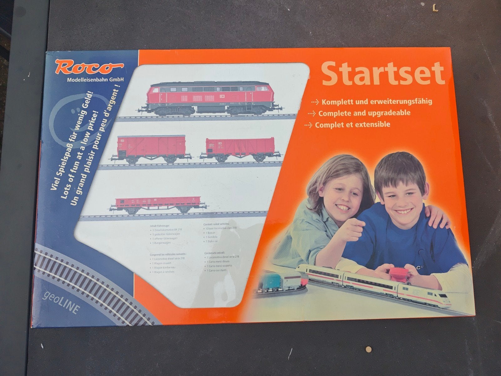 Roco 51137 startsets br218, Hobby en Vrije tijd, Gelijkstroom, Wagon, Ophalen of Verzenden, Zo goed als nieuw