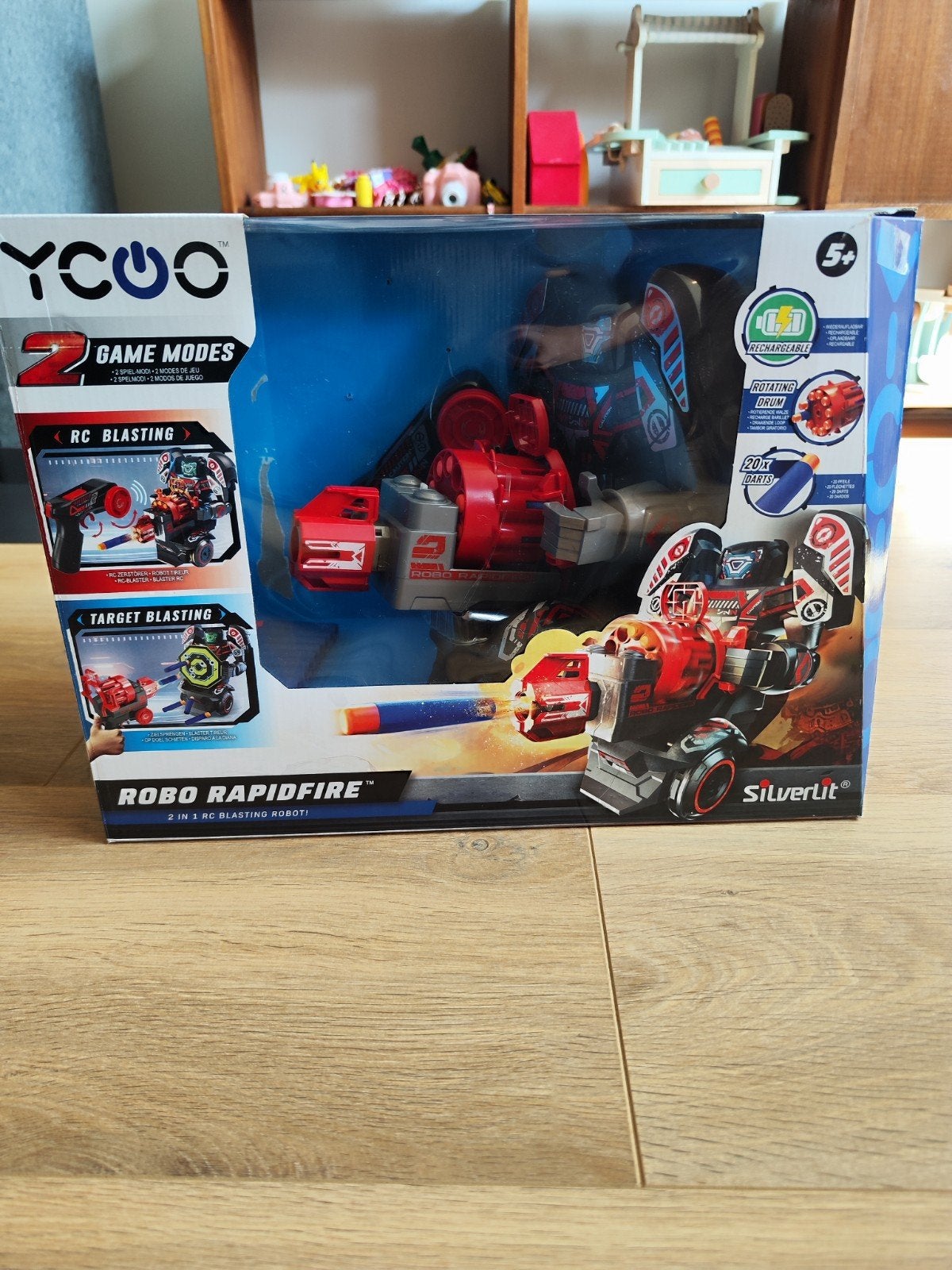 Silverlit YCOO Robo Rapidfire 2-in-1 RC Blasting Robot, Ophalen of Verzenden, Nieuw, Jongen of Meisje