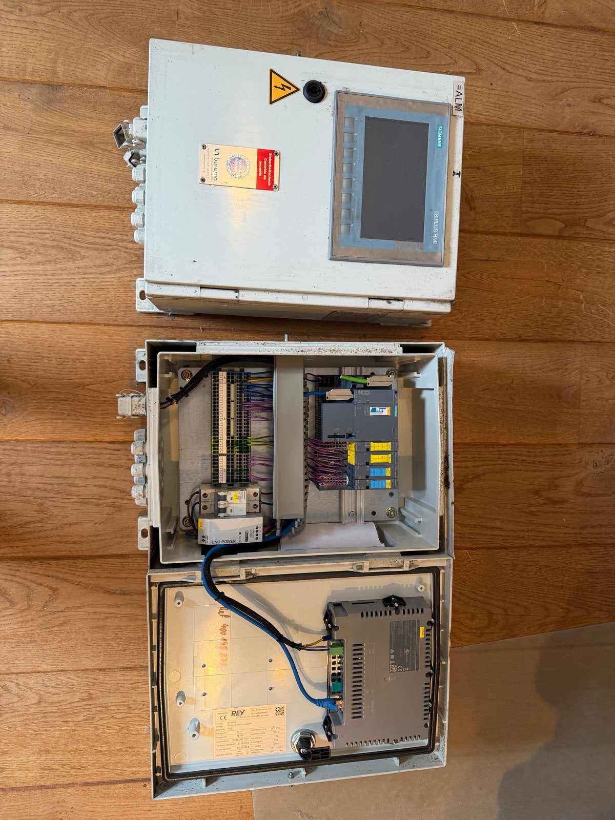 2x Siemens Besturingskasten met HMI en PLC (KTP700 Basic), Ophalen of Verzenden
