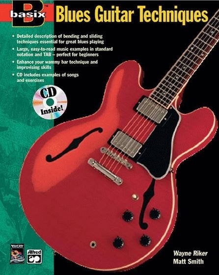 gitaar-Basix Blues Guitar Techniques + cd--leuk, Gitaar, Les of Cursus, Ophalen of Verzenden, Zo goed als nieuw