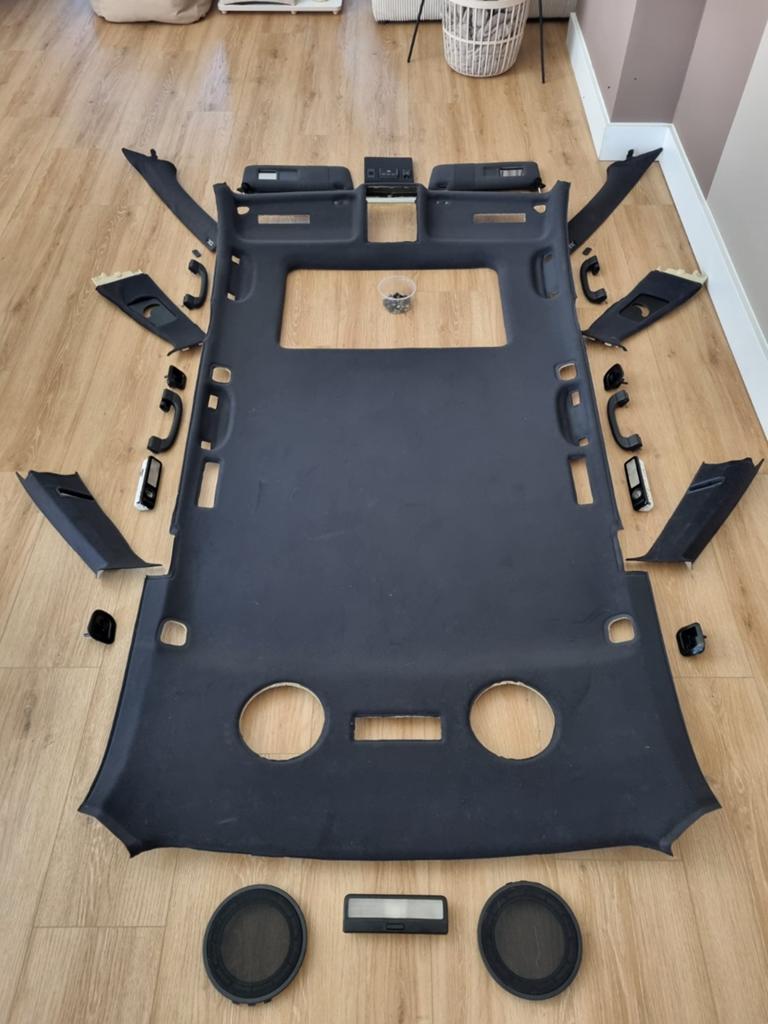 BMW E39 Zwarte Hemelbekleding Compleet, Auto-onderdelen, Interieur en Bekleding, Ophalen, BMW