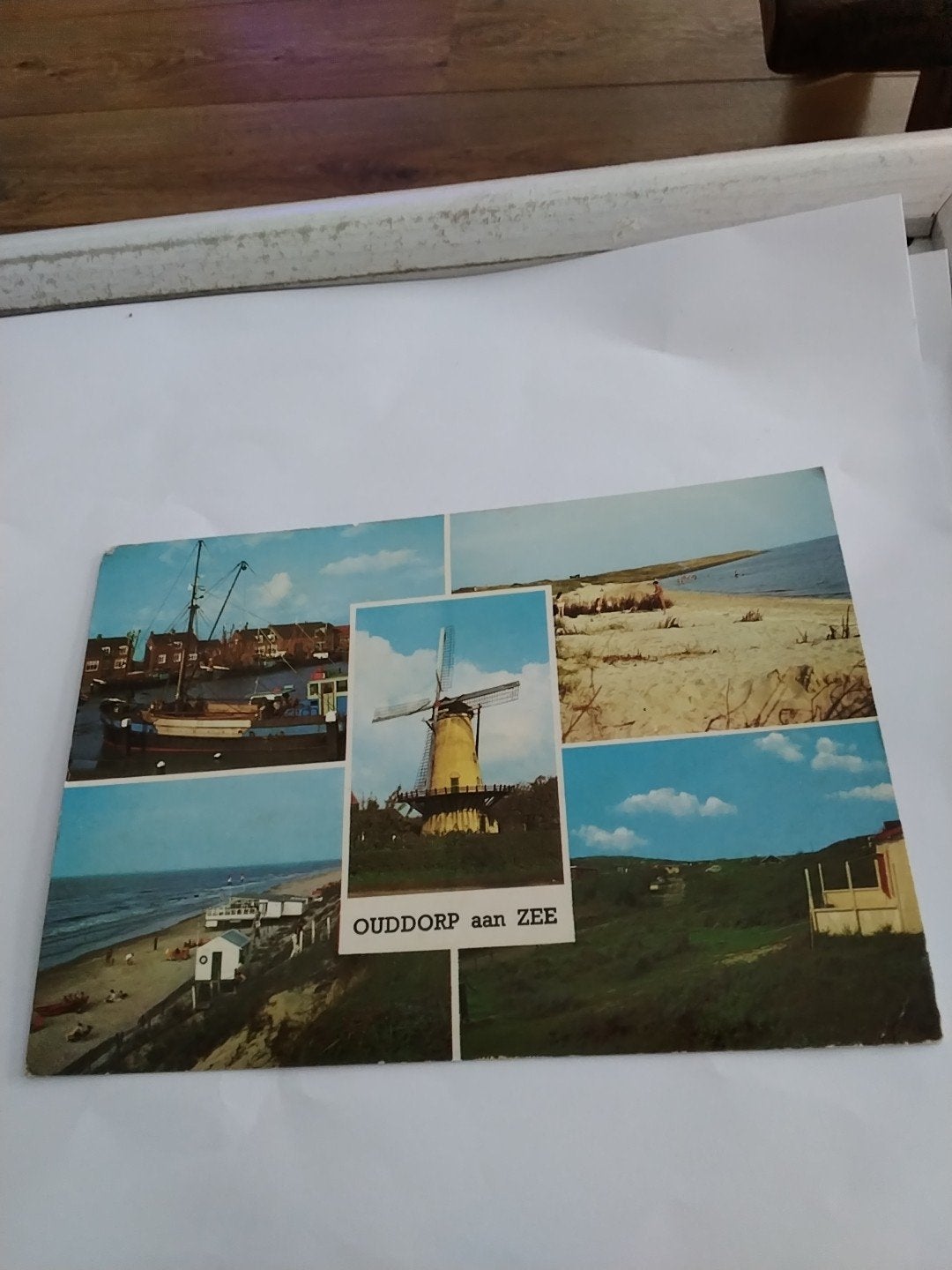 Ouddorp aan Zee Ansichtkaart - Gelopen,, Ophalen of Verzenden, 1940 tot 1960, Gelopen, Zuid-Holland