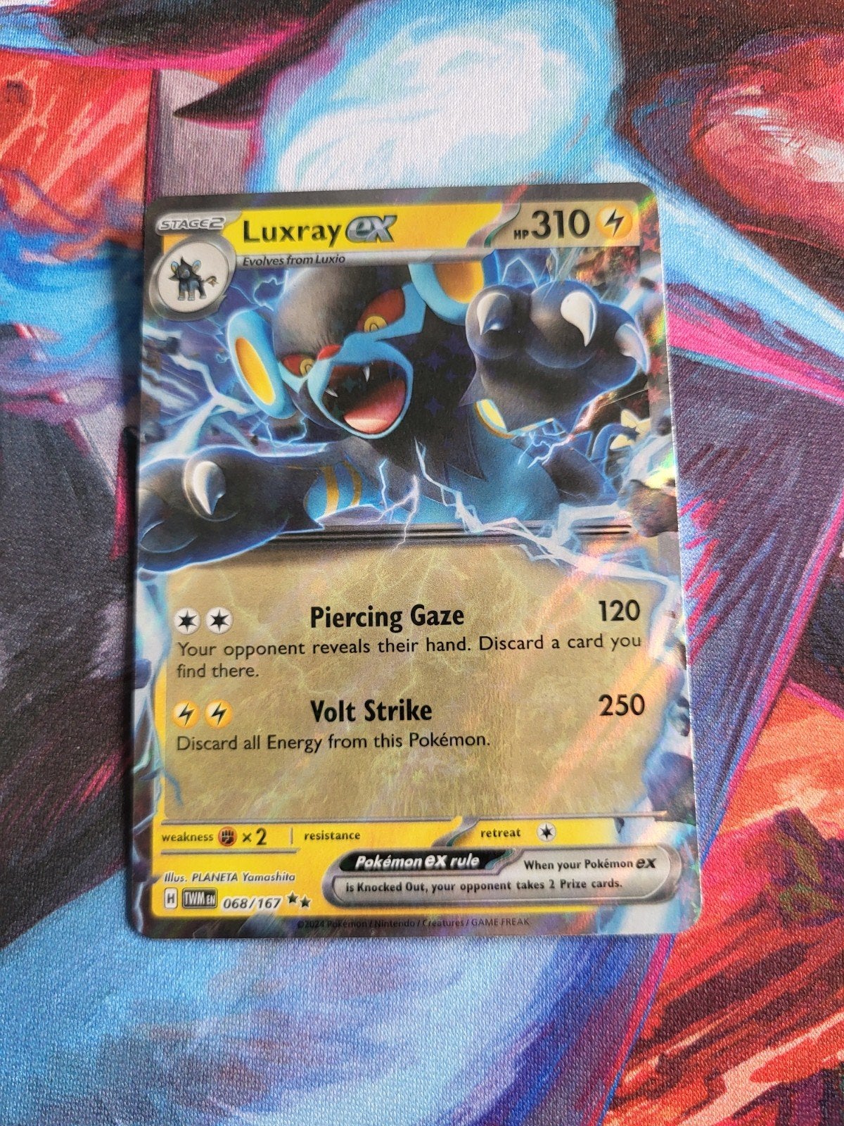 Luxray EX - Twilight Masquerade #068/167, Ophalen of Verzenden, Zo goed als nieuw
