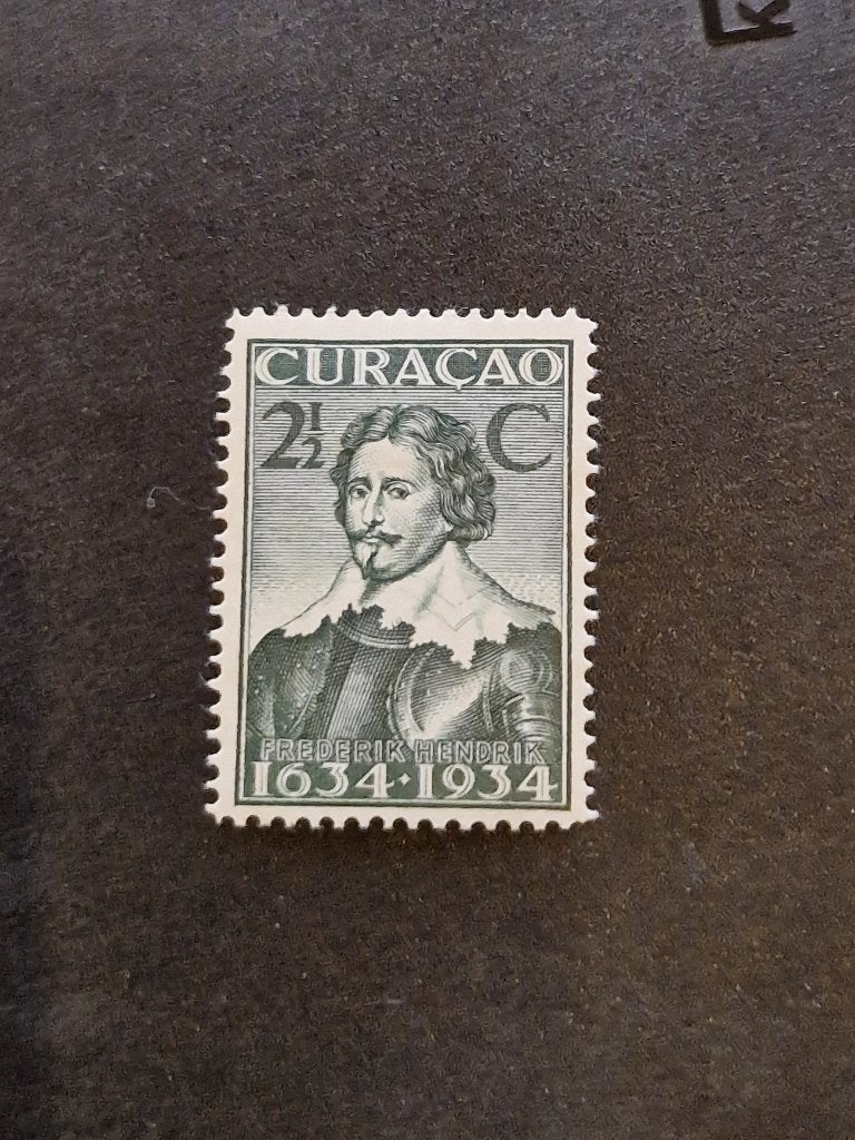 curacao ongebruikt plakker nr 107, Ophalen of Verzenden, Postfris