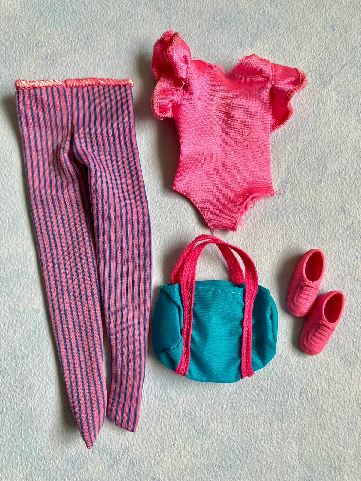 Vintage barbie kleding outfit Great Shape Skipper 1984, Ophalen of Verzenden, Gebruikt, Kleertjes