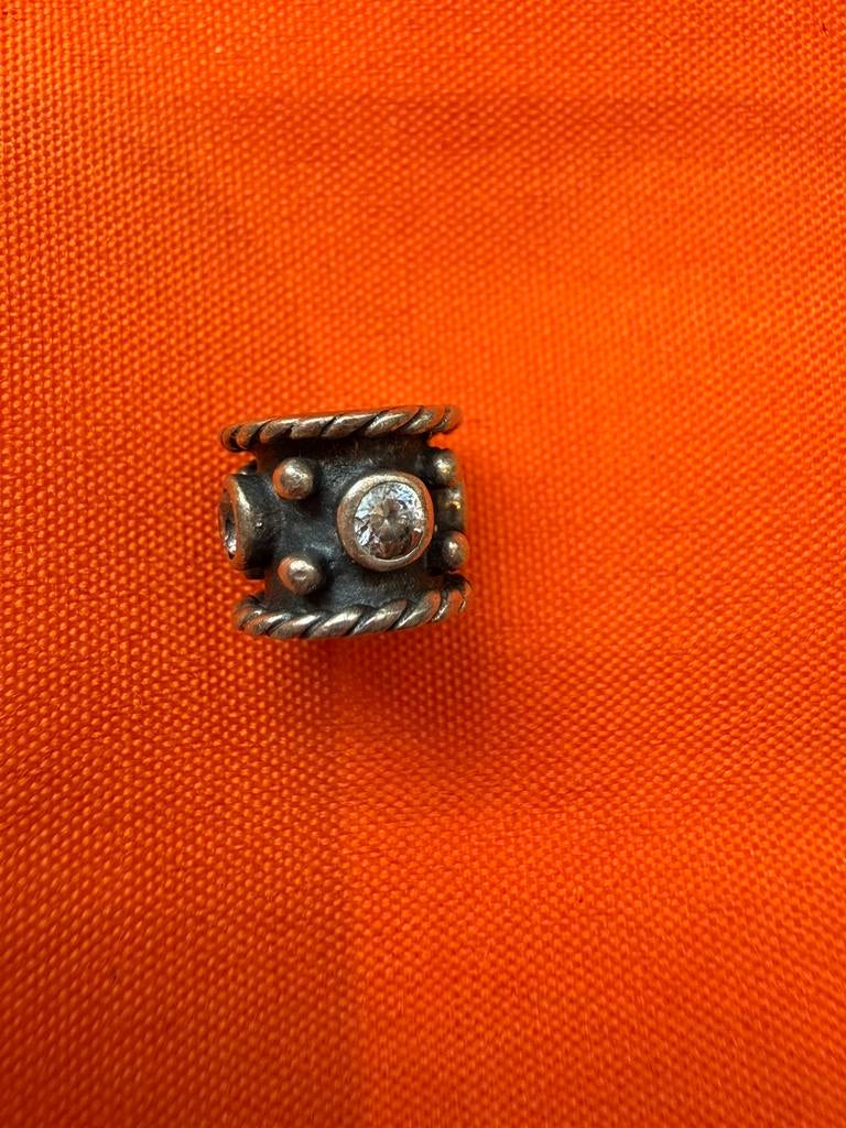 Pandora bedel, Ophalen of Verzenden, Zo goed als nieuw, Zilver, Pandora