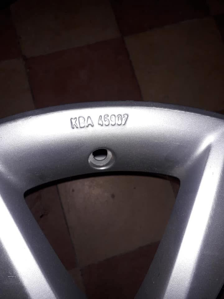 5 gebruikte aluminium velgen - KBA 45907, Ophalen, Gebruikt
