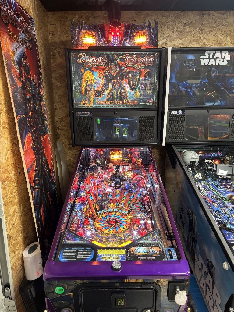 flipperkast stern the black knight pro, Ophalen, Gebruikt, Stern, Dot-matrix