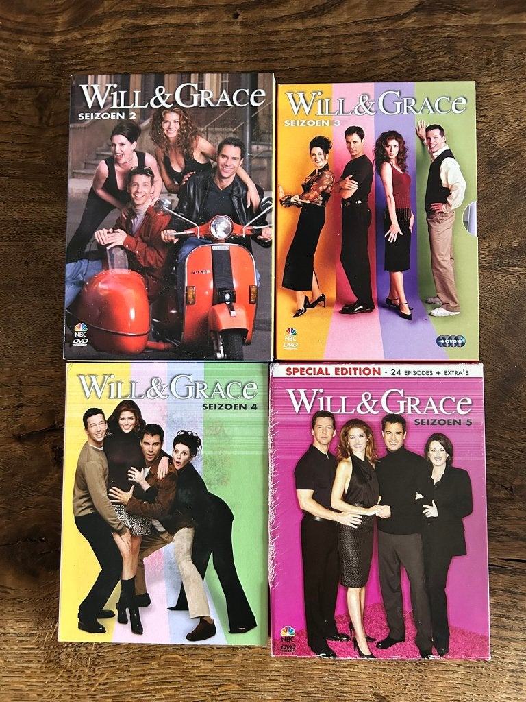 Dvd box Will & Grace seizoen 2, 3, 4 en 5 special edition, Alle leeftijden, Ophalen of Verzenden, Gebruikt, Komedie