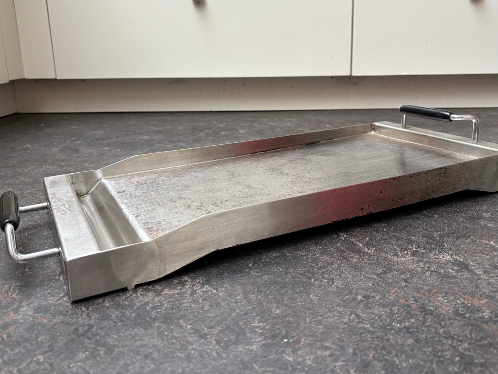 Smeg RVS Teppanyaki/ Bakplaat - Gebruikt, Witgoed en Apparatuur, Ophalen, Gebruikt