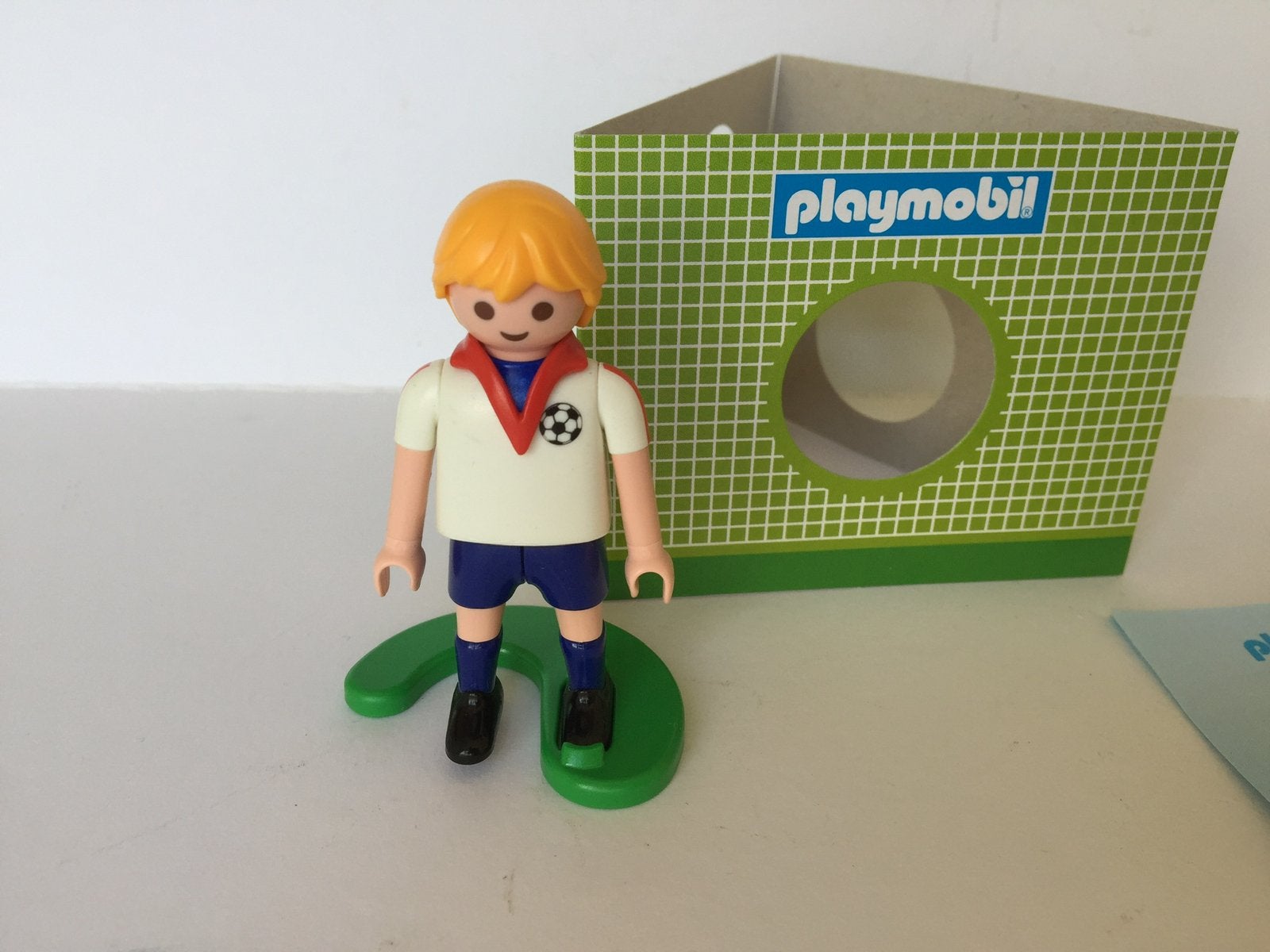 Playmobil 4709 voetballer Engeland England, Losse onderdelen, Ophalen of Verzenden, Zo goed als nieuw, Sports & action
