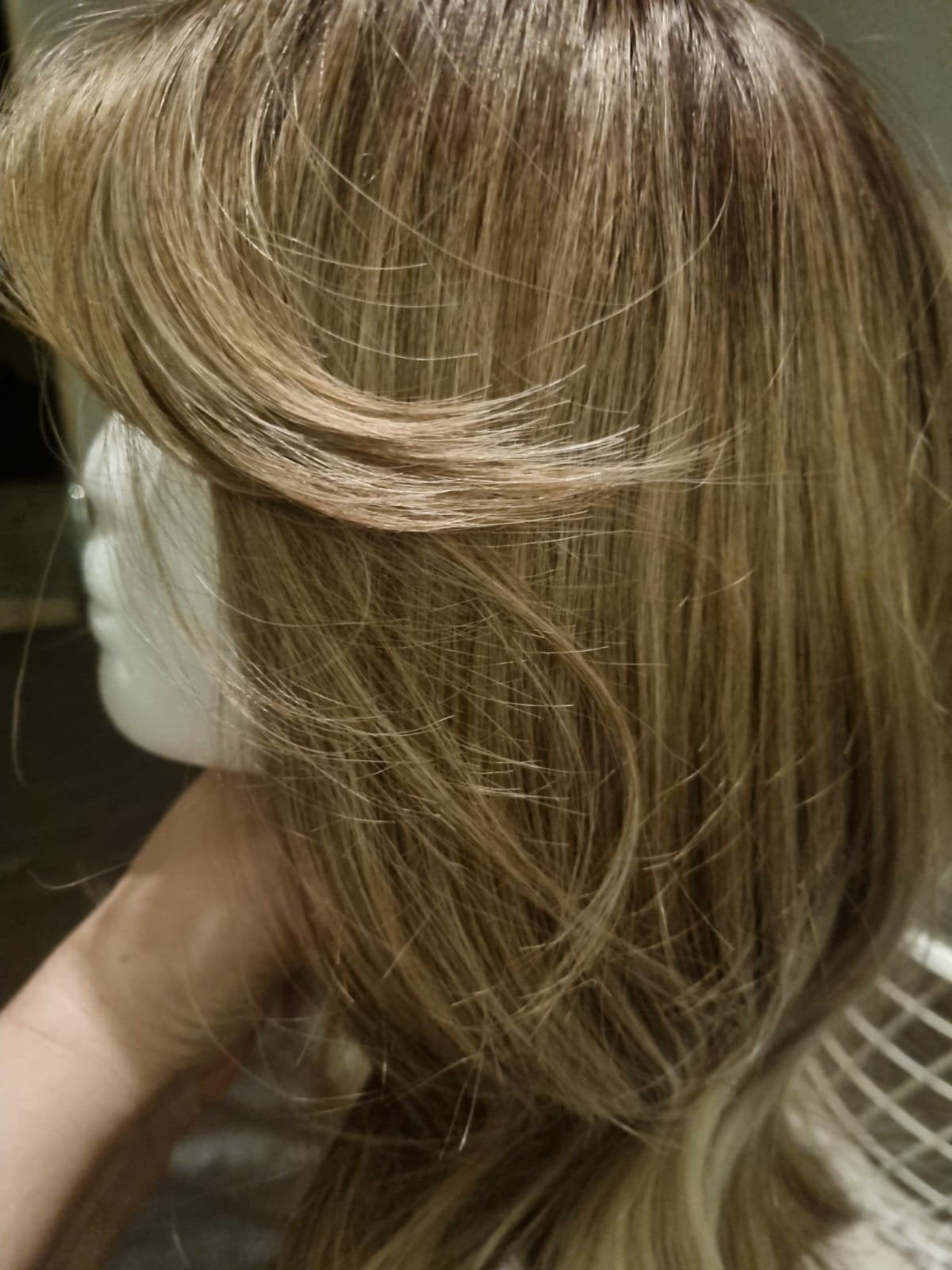 Lichtbruin l/blond Haarwerk 22/24 inch, Ophalen of Verzenden, Nieuw, Pruik of Haarverlenging