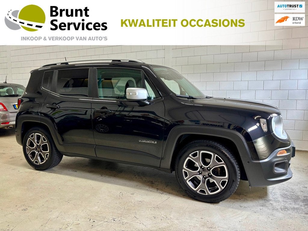Jeep Renegade 1.4 MultiAir Limited Bj.16|Automaat|Stuur/stoe, Auto's, Jeep, Stof, Gebruikt, 4 cilinders, Met garantie (alle)