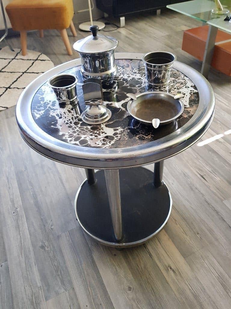 rooktafel kompleet vintage, Antiek en Kunst, Ophalen