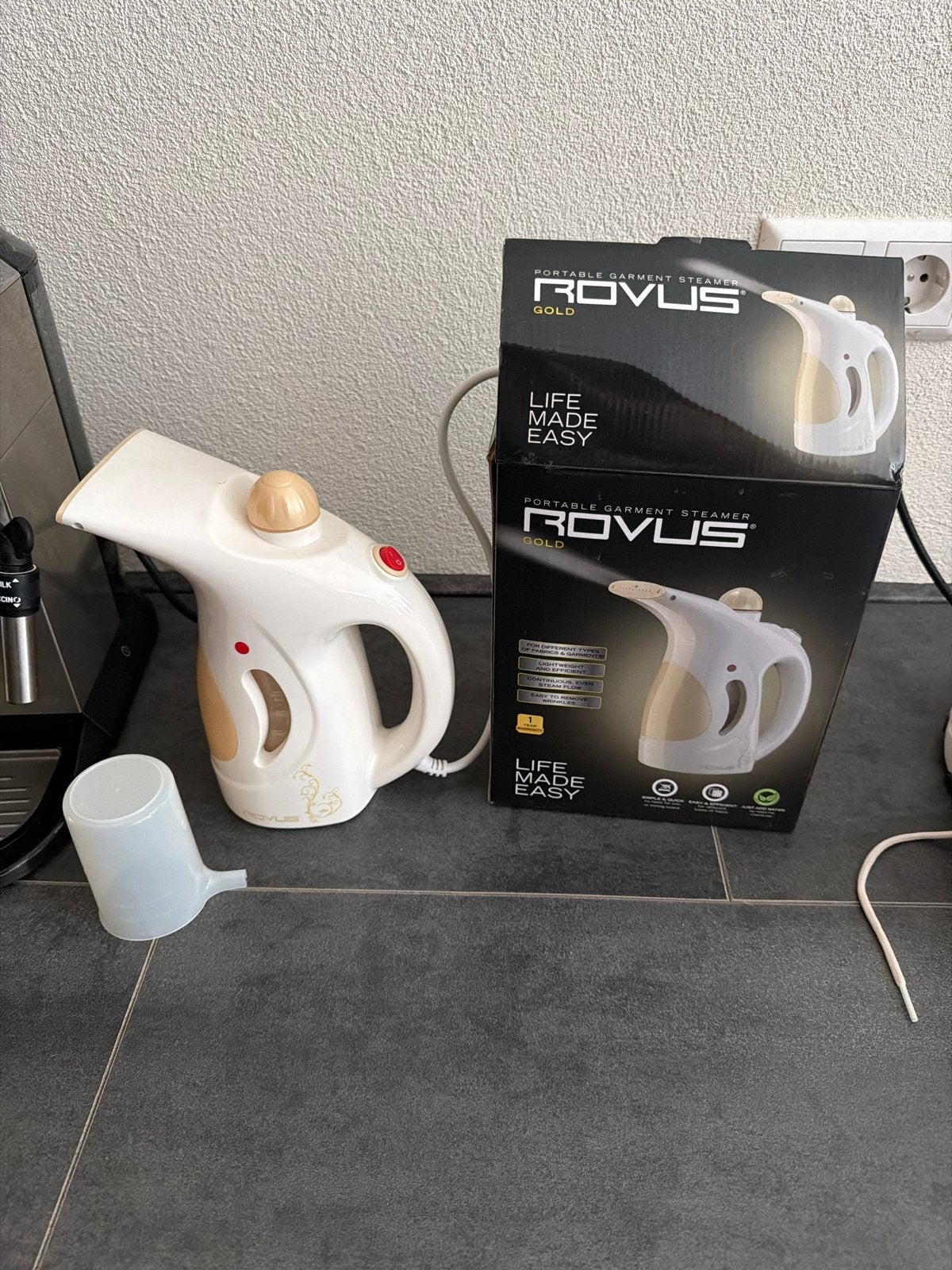 Rovus Gold Draagbare Kledingstomer - Nieuw in doos, Ophalen of Verzenden, Nieuw, Kledingstomer