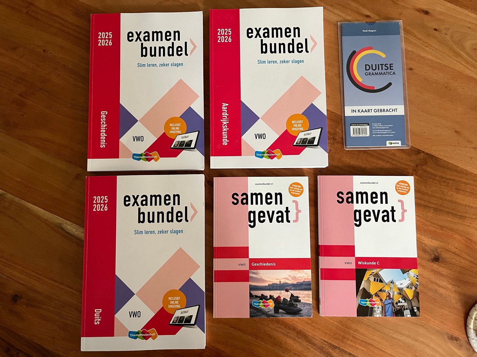 Examenbundels en samenvattingen VWO 2025/2026, Ophalen of Verzenden, Alpha, Zo goed als nieuw, WO